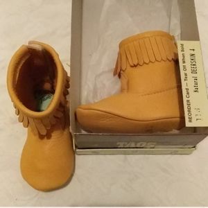Taos Deerskin Booties